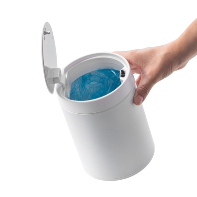 Купить 1.5L Нержавеющая сталь настольный мини мусорный бак с открытым крышкой Производство в сети