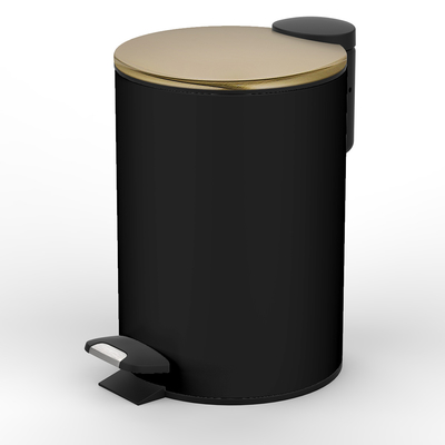 Купить Удобное подвижное покрытие Педальная корзина 3L / 5L / 8L / 12L / 20L / 30L Нержавеющая стальная мусорная корзина для гигиенического сбора мусора Производство в сети