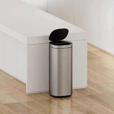 Купить СТОЯЧНАЯ СТРУКТУРА 50L Двигательный датчик из нержавеющей стали Бытовая корзина для умного и стильного удаления отходов Производство в сети