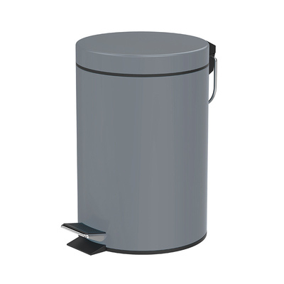 Купить Помещение для детей 3L/5L/12L/20L/30L Сертификация BSCI Перерабатываемая педальная корзина с круглым порошкообразным покрытием мусорная корзина с крышкой Производство в сети
