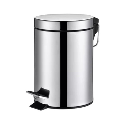 Купить 3L / 5L / 7L / 12L / 20L / 30L BSCI сертифицированный SS круглый ногой педаль мусорный бак с мягким закрытием Rolling Cover Тип запрос нас Производство в сети