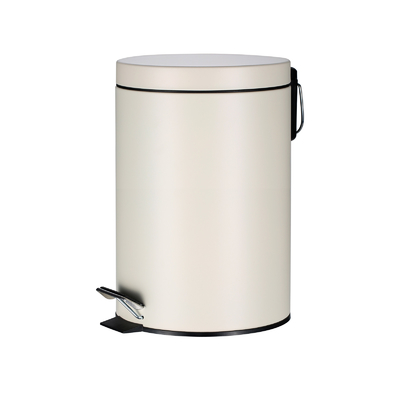 Купить Тип 3L / 5L / 8L / 12L / 20L / 30L SS круглый мусорный бак педальный бак мусорный бак из нержавеющей стали для дома Производство в сети