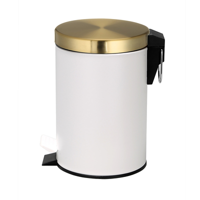 Подвижная крышка типа SS Круглый мусорный бак с вместимостью 3L/5L/8L/12L/20L/30L и структурой педали